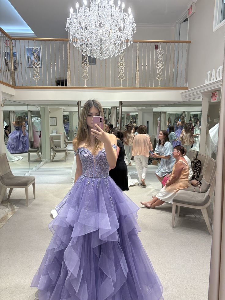 Robe de bal modeste à épaules dénudées en tulle lilas et dentelle, manches longues, robe de soirée AB1087