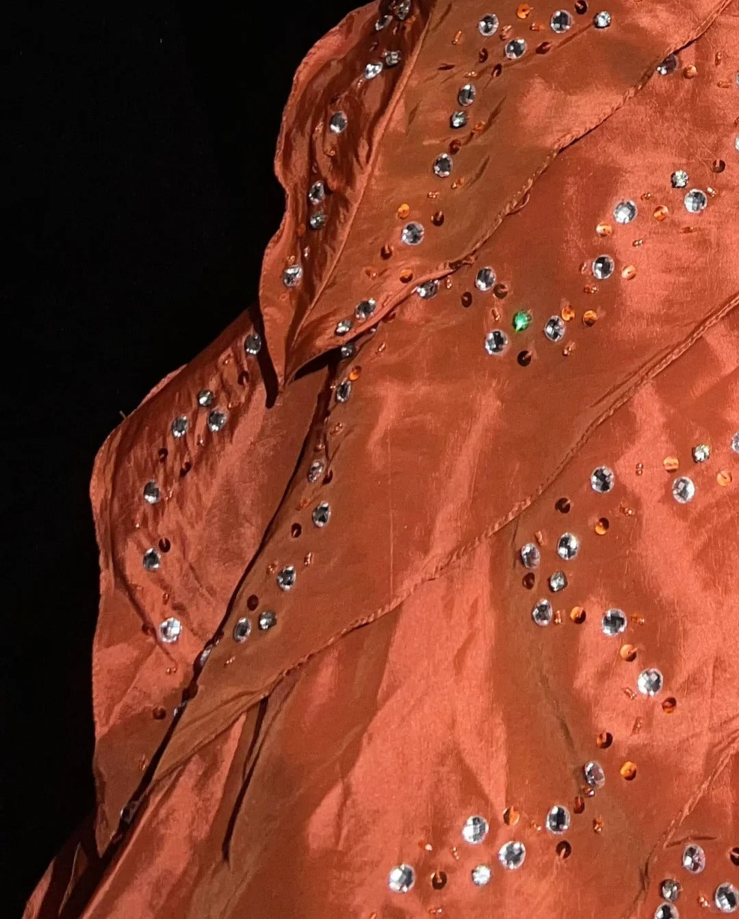 Robe de soirée bustier en taffetas orange pour la remise des diplômes ou le bal de promo, longueur courte, modèle N2891