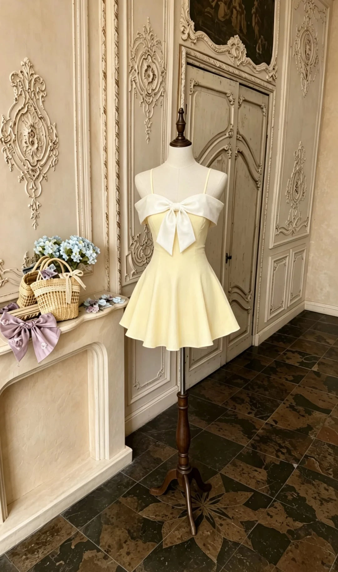 Unique A line Spaghetti Strap Yellow Short Freshman Graduation Dresses Inspo Senior Homecoming Outfits RB4833