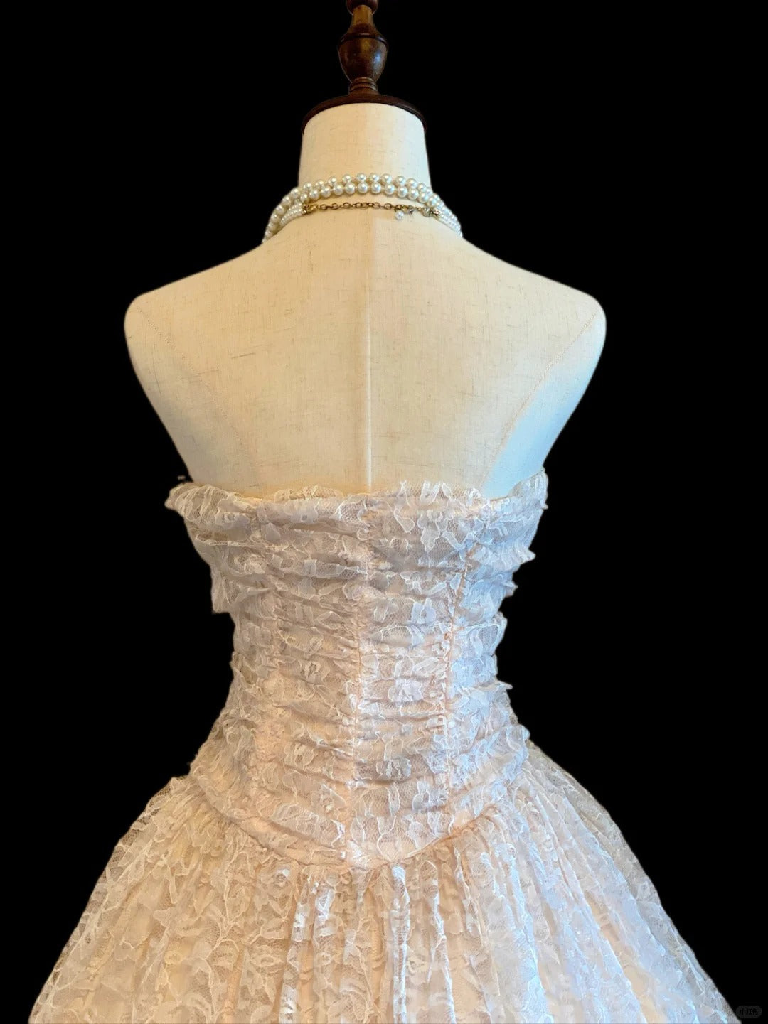 Inspiration Tenues de Soirée : Robe de Bal Unique, Bustier Cœur, Dentelle Rose, Longueur Mi-mollet, Bal de Promo RB4021