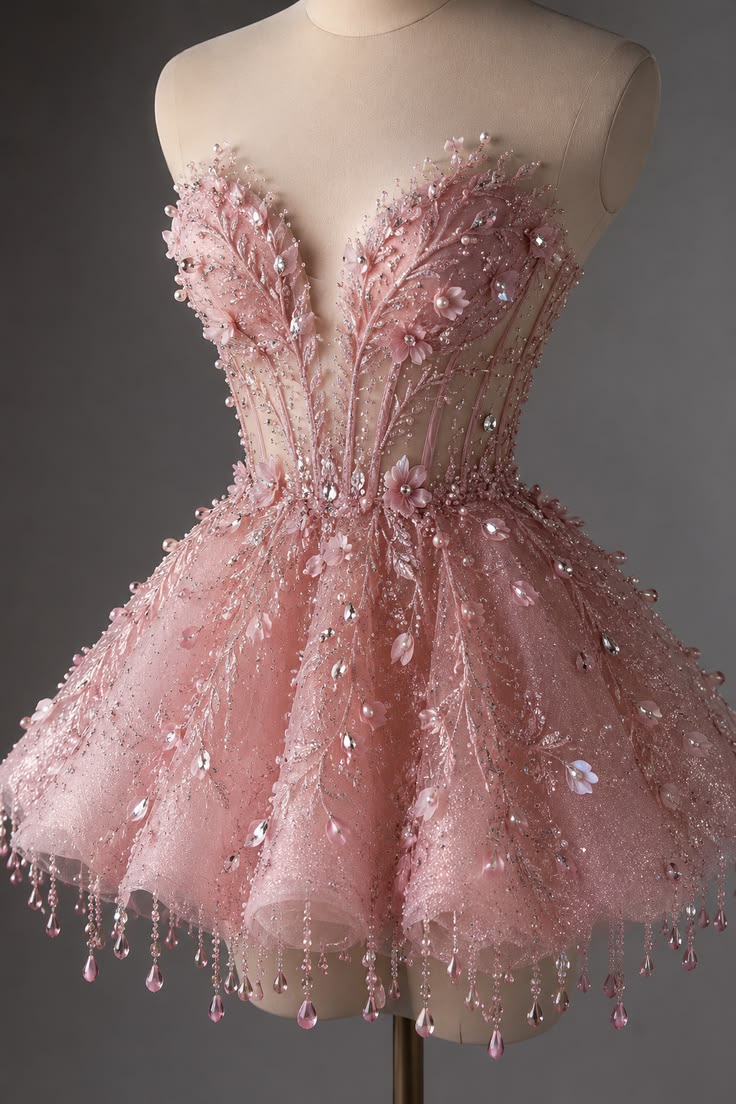 Sparkling Ball Gown Sweetheart Sequin Beading Mini Homecoming Dresses High Shool Grad Hoco Outfits RB4563