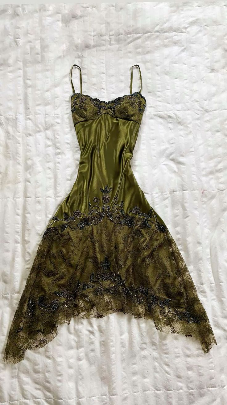 Classy A Line Olive Green Satin Short Homecoming Dresses Party Cocktail Hoco Outfits RB8760