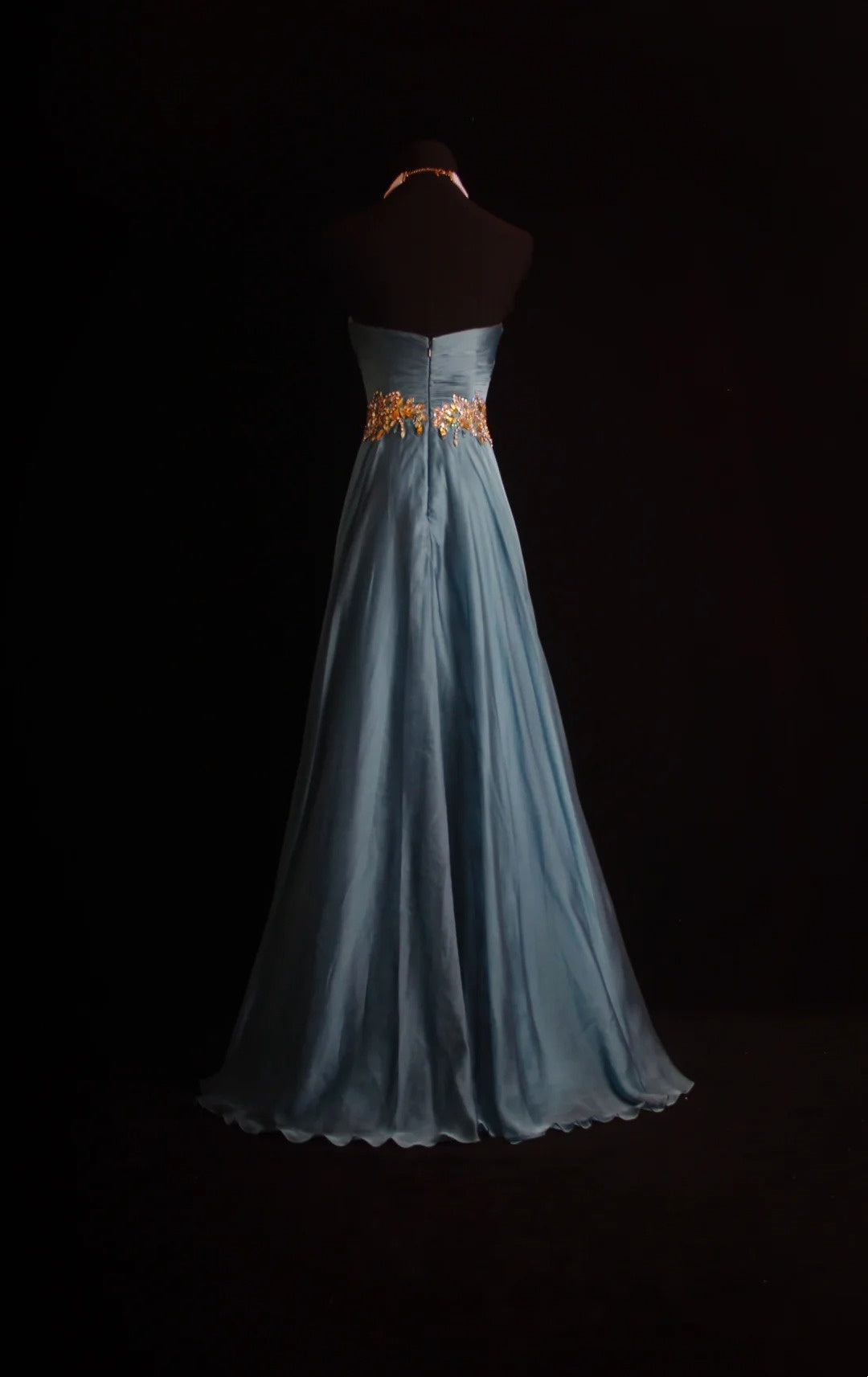 Robe de bal longue rétro en mousseline, coupe trapèze, décolleté cœur, style années 2000 - Inspiration pour une tenue de 19e anniversaire - Robe de soirée N503