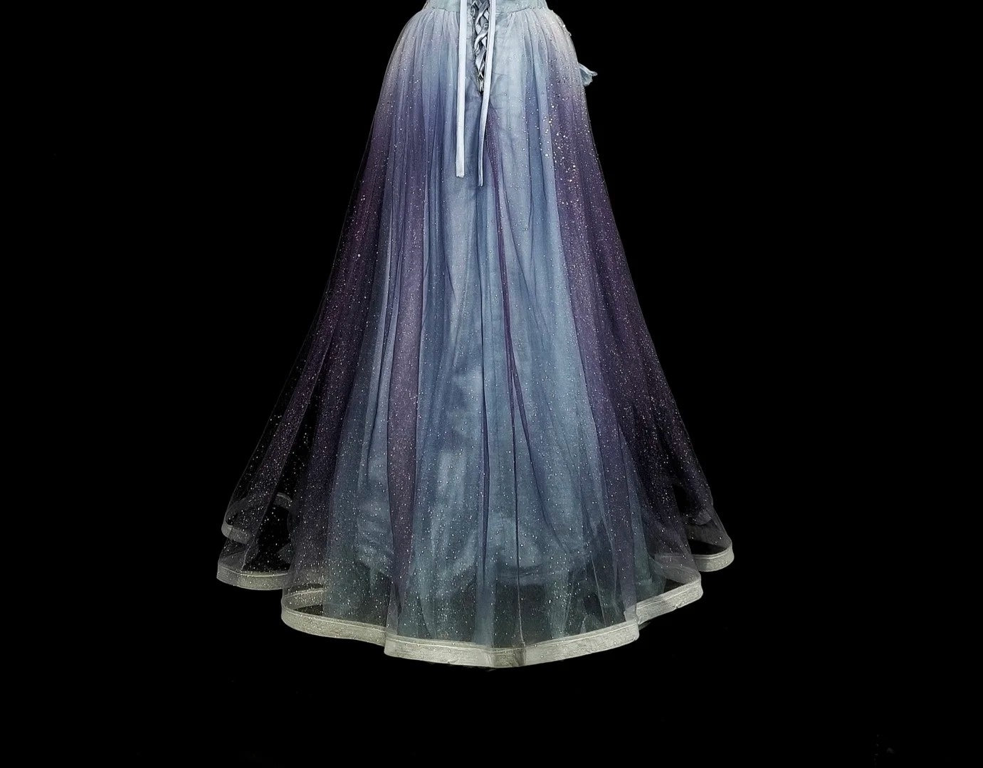 Robes de bal vintage trapèze épaules dénudées lilas avec appliques 3D années 2000 longue robe de soirée N2381