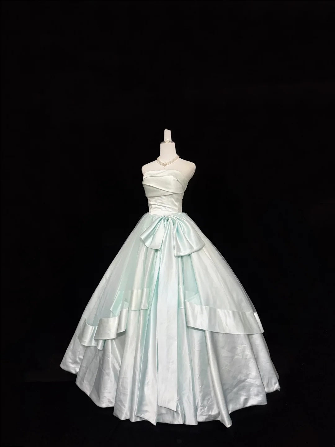Sweet 16 Dresses Long Ball Gown Sweet Sixteen Long Birthday Dress Strapless Satin Formal Gown RC0297