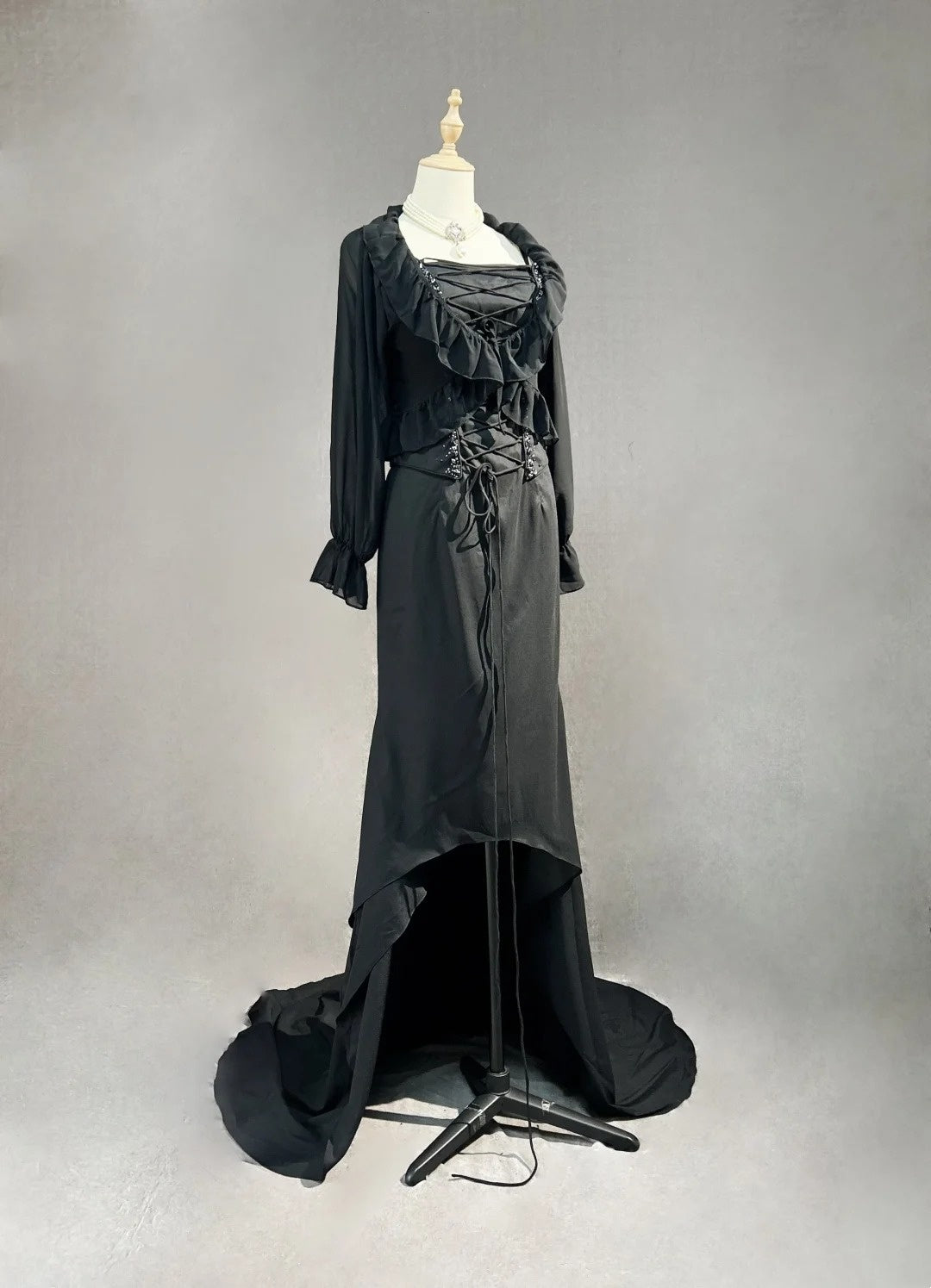 Robes de bal vintage des années 50, coupe asymétrique, fines bretelles, robe de soirée noire sans manches, tenues de cérémonie RB4339