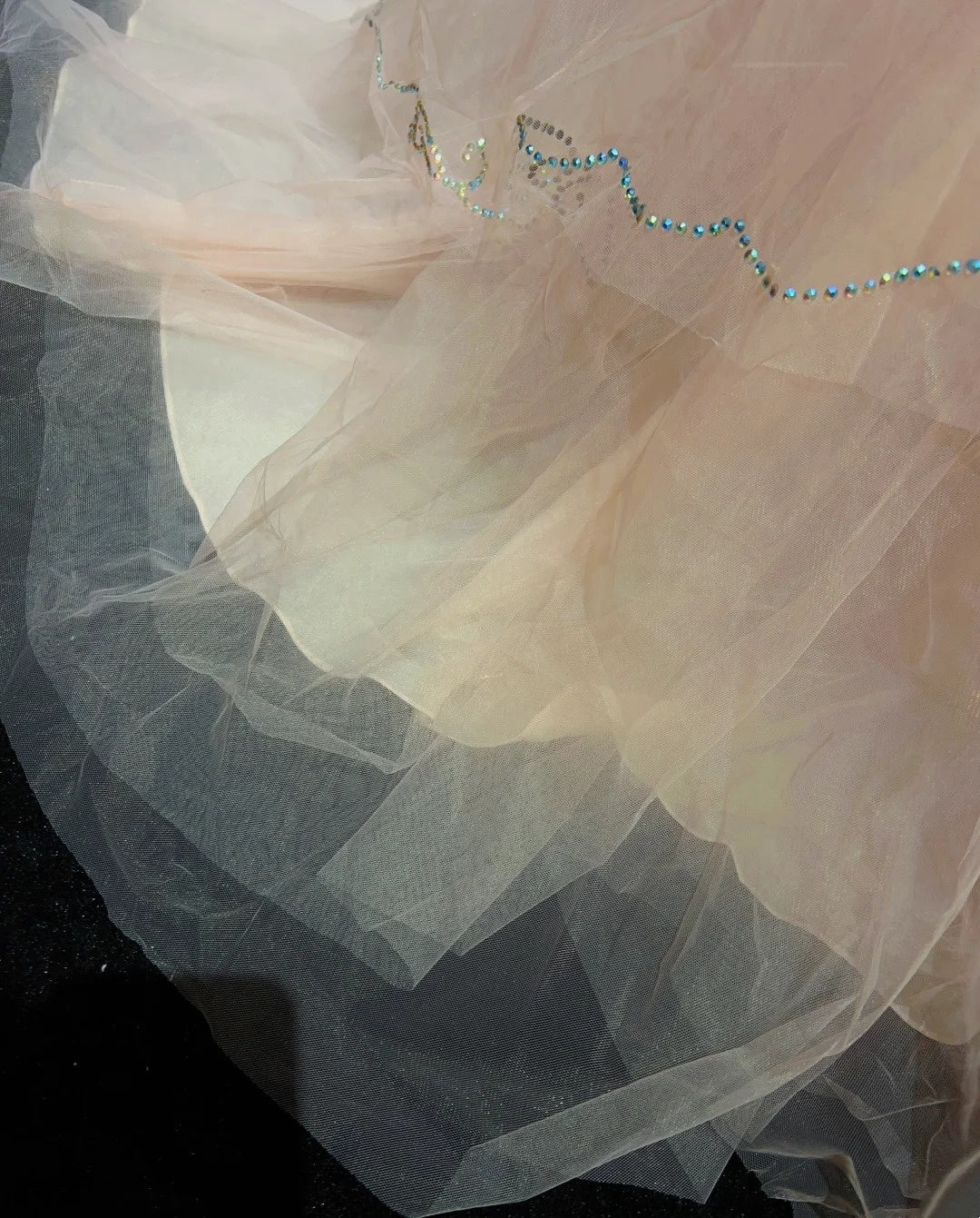 Robes de bal de princesse d'inspiration, robe de bal longue en tulle rose avec perles, robes de soirée formelles N3392