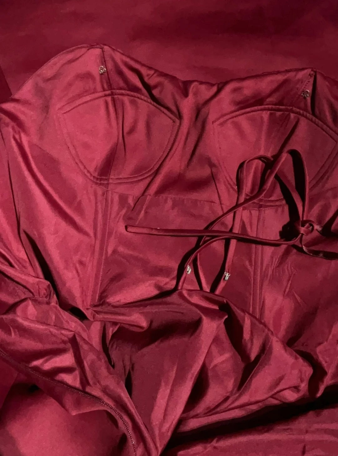 Robes de bal glamour Sirène Col en cœur Satin rose vif avec cape longue robe de soirée N2888