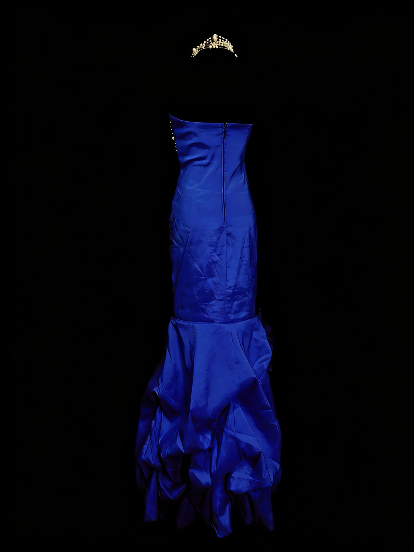 Elegantes, trägerloses Meerjungfrauen-Kleid in Königsblau für College, Abschlussball und andere festliche Anlässe für Teenager (N1157)