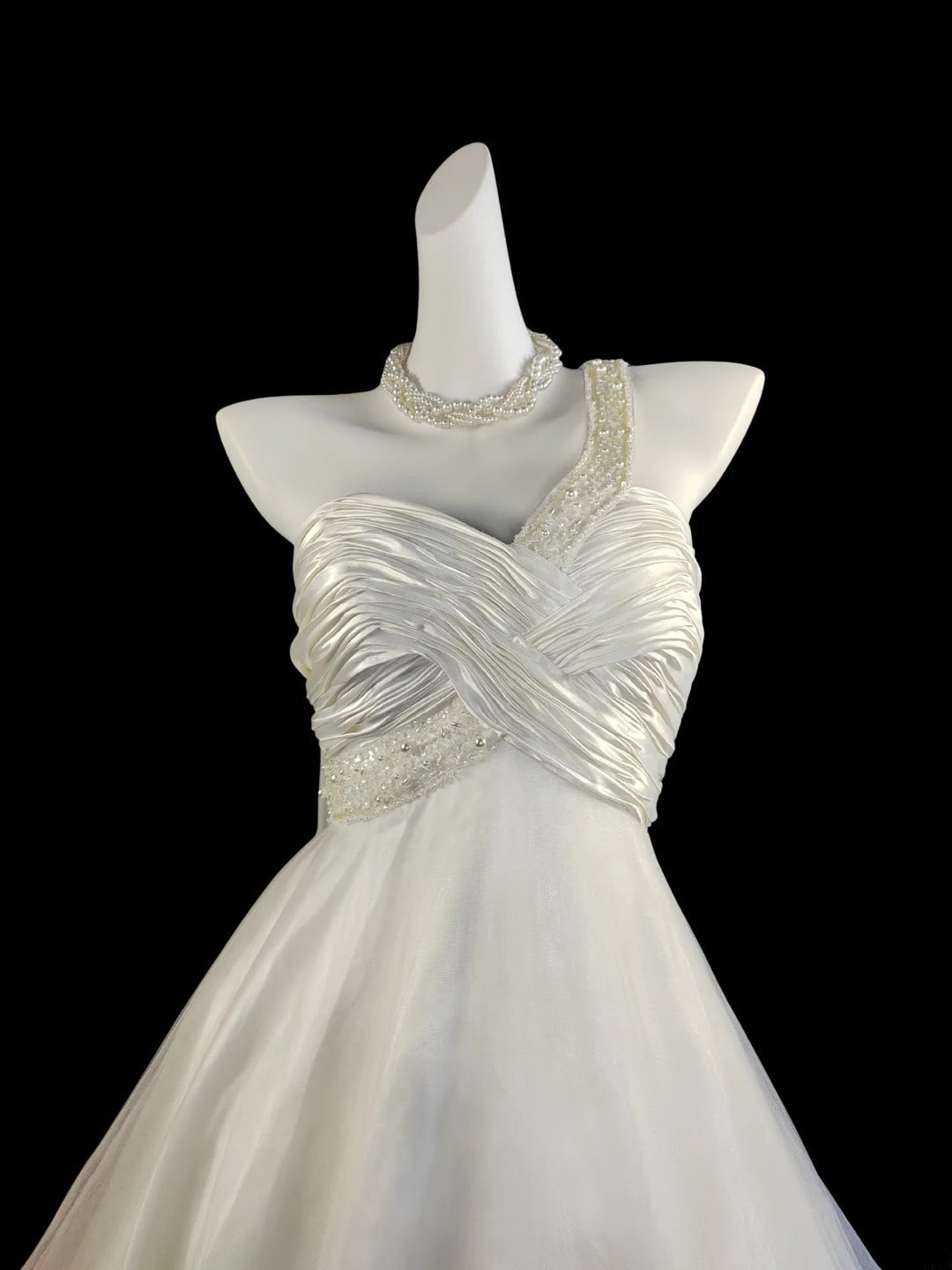 Robe de bal vintage asymétrique blanche, robe de soirée courte pour un 16e anniversaire, robe de cocktail AB2515
