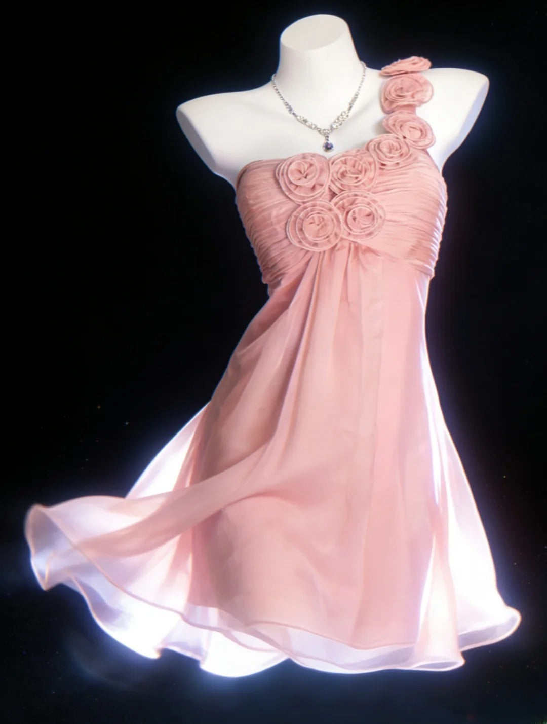 Robe de cocktail vintage trapèze asymétrique à volants plissés, robe de bal courte Hoco Gown AS056