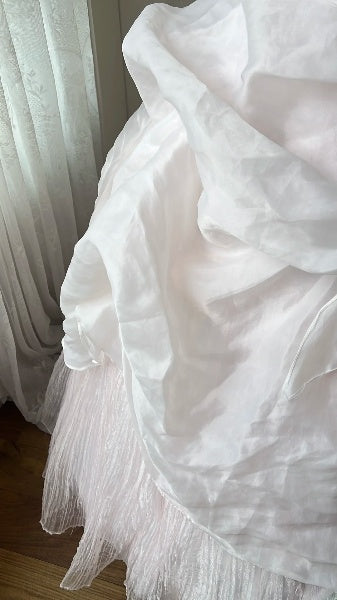 Sweet 15 Quinceanera Dress Ball Gown Halter Light Pink With Lace Tiered Long 15th Birthday Gown RC0496