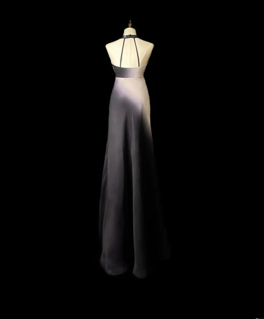Modest Prom Dresses Mermaid High Neck Black Tie Dress With Ruffled Long Formal Outfits RB5954