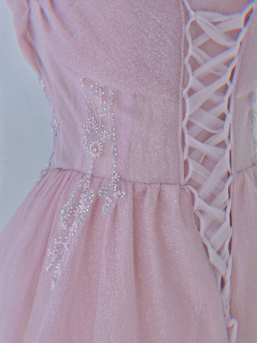 Simple A Line Strapless Pink Tulle Long Formal Prom Dresses Dance Night Outfits Evening Birthday Outfit AS162