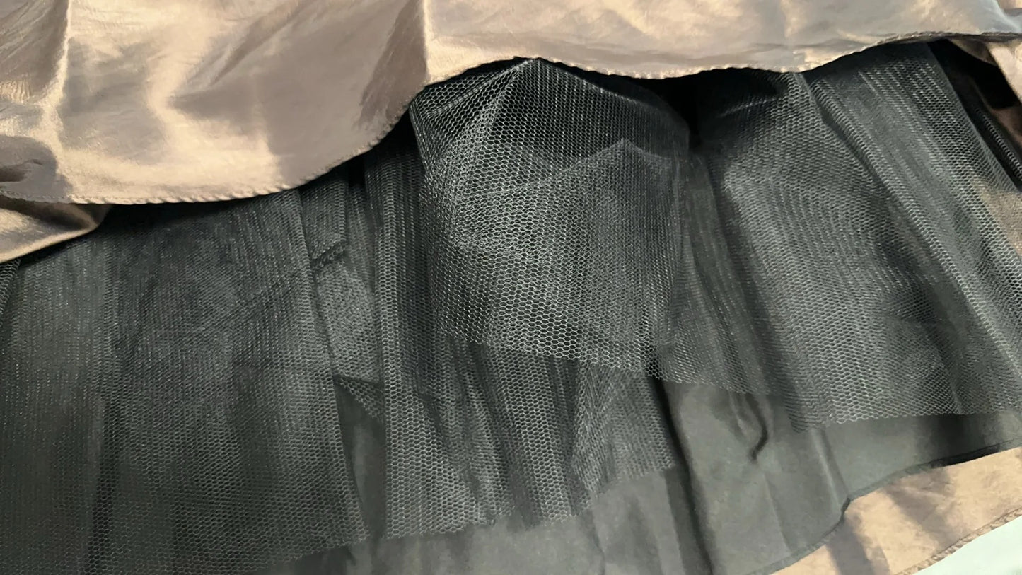 Modest Prom Dresses A line Off The Shoulder Black Satin With Ruffled Long Night Evening Formal Outfits RB6129