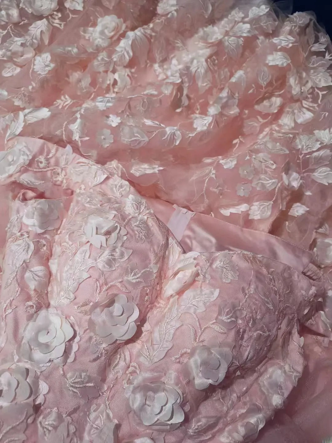 Pink Lace Off Shoulder Tulle Appliques Sweet 16 Dress Ball Gown Sweet Sixteen Dresses RC0044