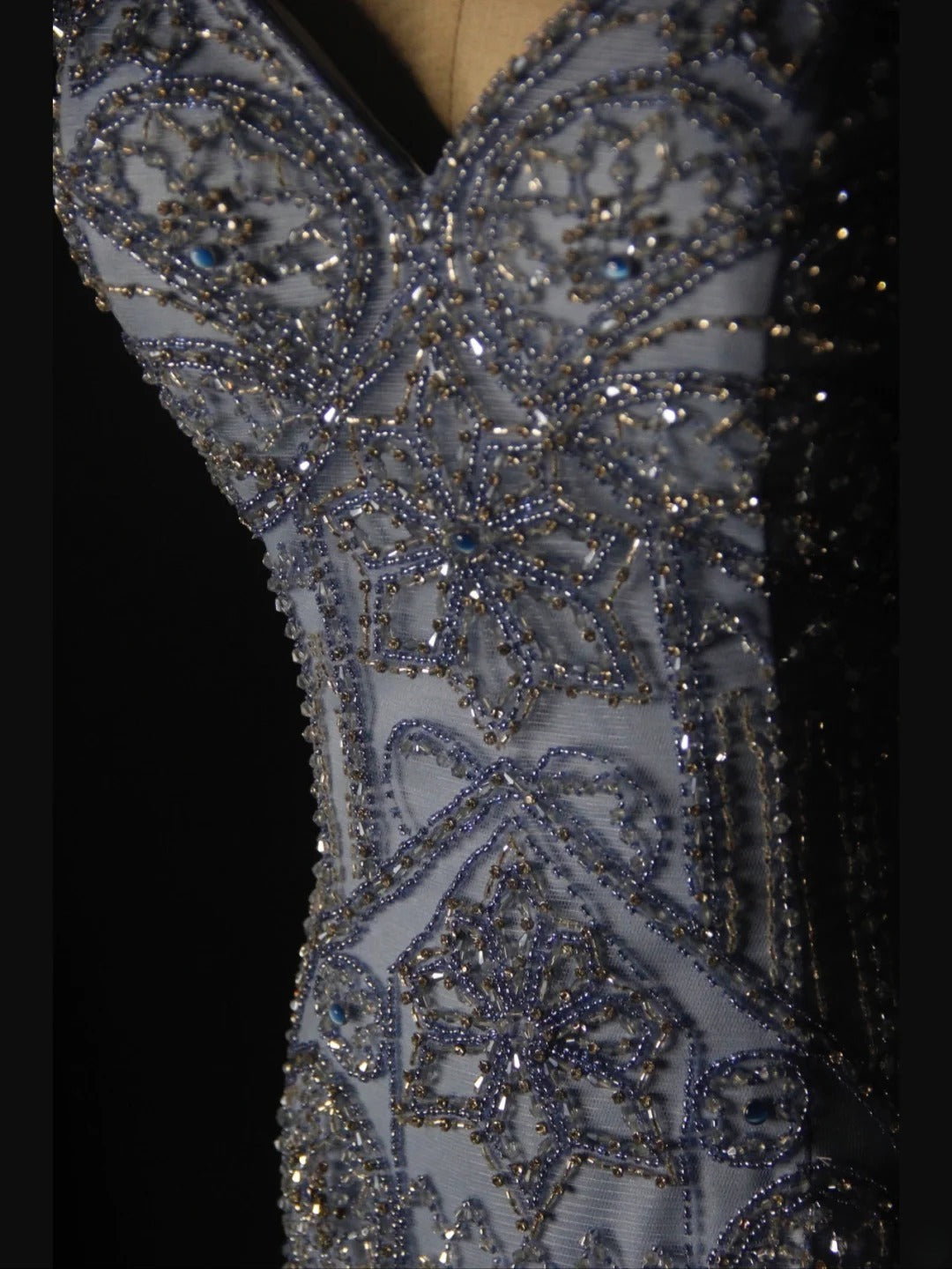 Retro-Meerjungfrauenkleid im Stil der 1950er Jahre aus blauem Tüll mit Perlen, langes Ballkleid mit Herzausschnitt, Inspiration für das Outfit zum 22. Geburtstag, formelles Abendkleid AS370