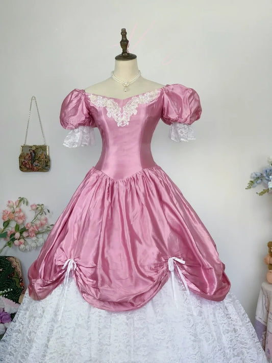 Sweet 16 Dress Ball Gown Pink Off Shoulder With Lace Vestido De 15 Sweet Sixteen Dress RB9653