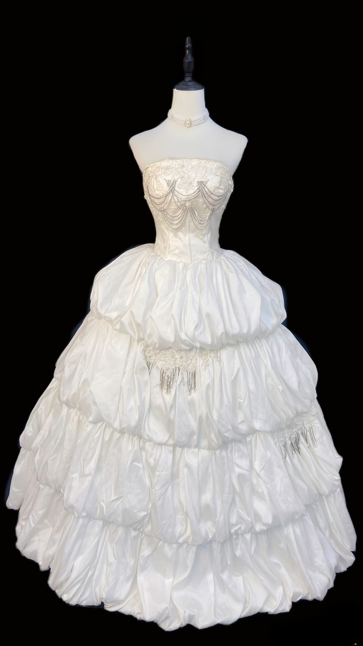 Retro Wedding Dresses Ball Gown Strapless 1970s White Vintage Long Wedding Dress Bride Gowns AU100