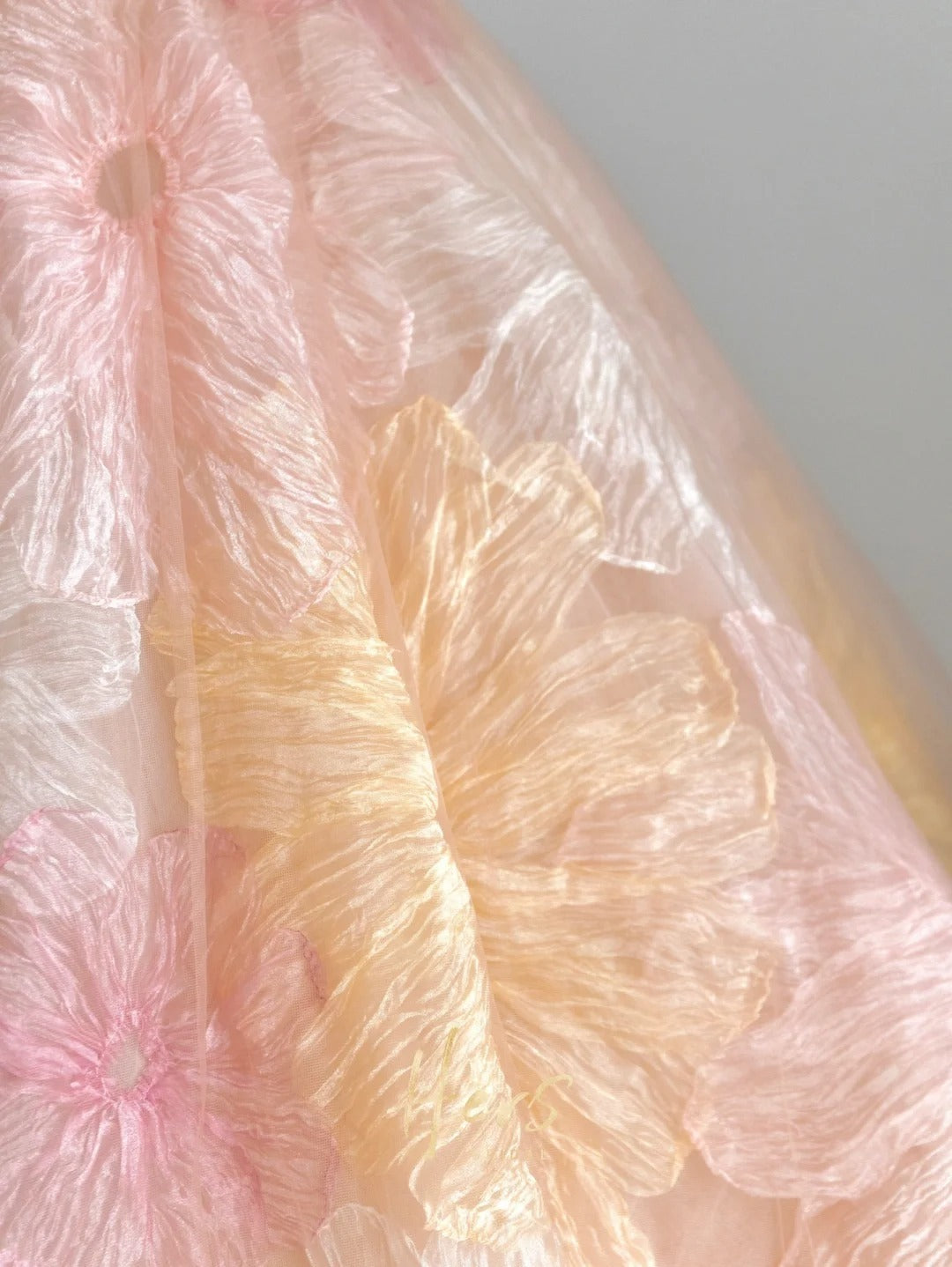 Modest Ball Gown Strapless Tulle Pink Floral Prom Dresses Sweet 16 Dress Long Evening Party Formal Outfits RB6594