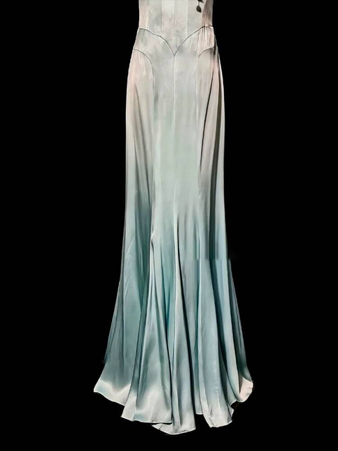 Vintage A Line Sweetheart Blue Satin Floor Length Prom Dresses Party Dress 21st Birthday Outfits Graduation Dress AU330