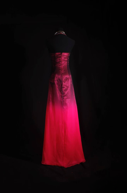 Vintage Ballkleider 1950er Retro Classy A Line Halfter Schwarz Ombre Rosa Partykleid Prinzessin Graduation Outfit Für Frauen AU585