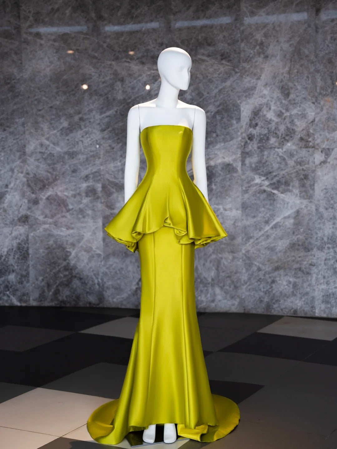 Romantic Mermaid Strapless Prom Dresses Long Party Dress 21st Birthday Outfit Graduation Dress AU709