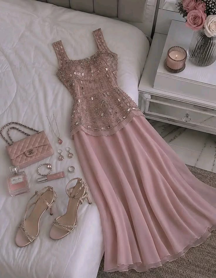 Pink Perfection Ready for a fairytale night Fairytale Prom Dress Long Floor Length Formal Dresses RC1310