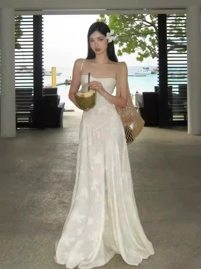Robe de bal trapèze à fines bretelles en dentelle rose, tenue élégante pour 21e anniversaire, robes d'invitée de mariage d'été N4059