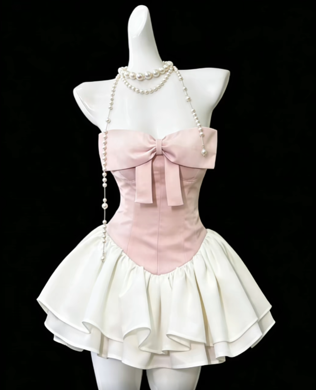 grey pink dress Short Tulle Homecoming Dresses Lace Embroidery main image 1