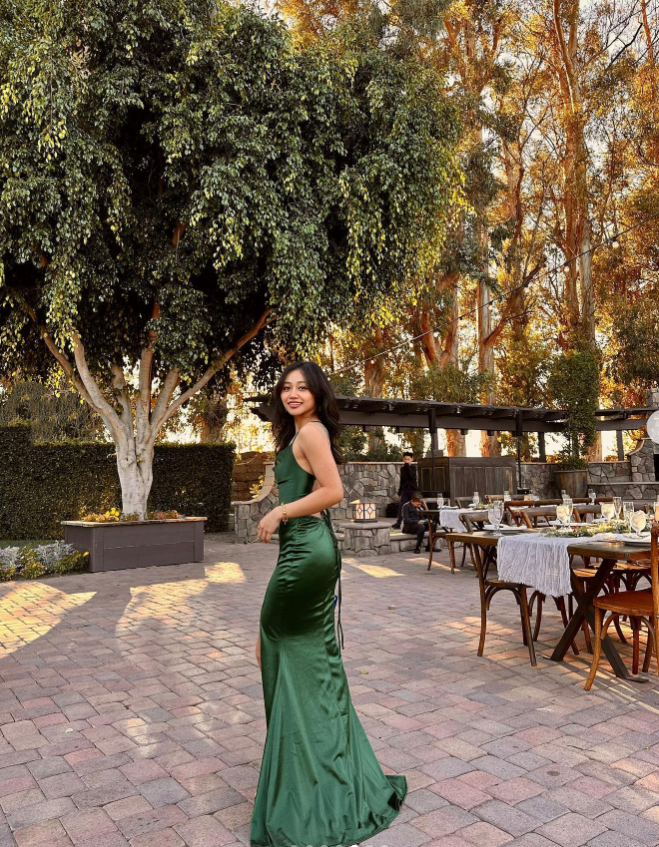 Sexy Sheath Spaghetti Straps Dark Green Slit Prom Dresses For Teens Formal Dress Party Outfits Prom Gown RB2159