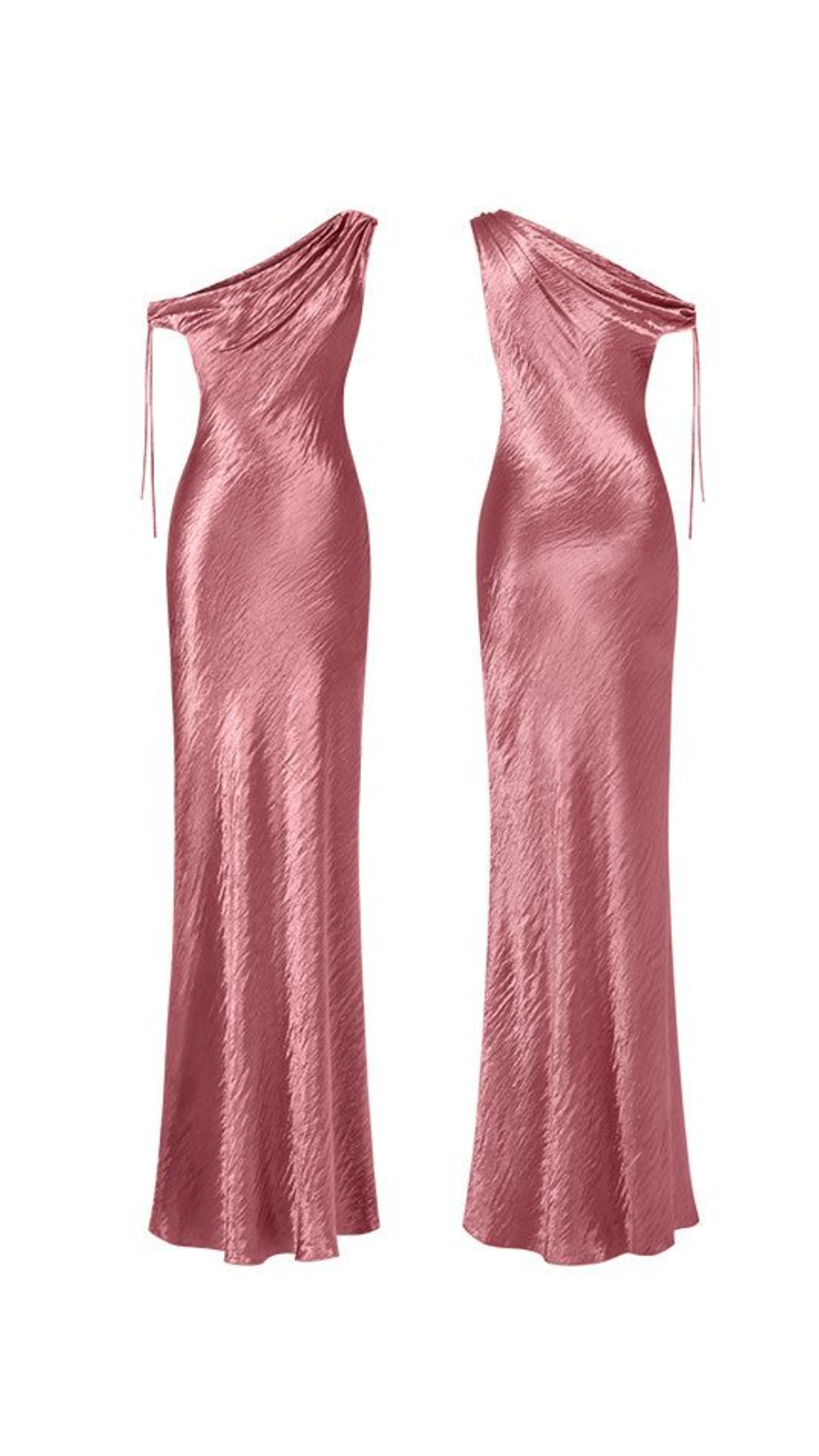 Robe de soirée élégante rose fourreau asymétrique longue pour femmes, jeunes filles, adolescentes, bal de promo N2339