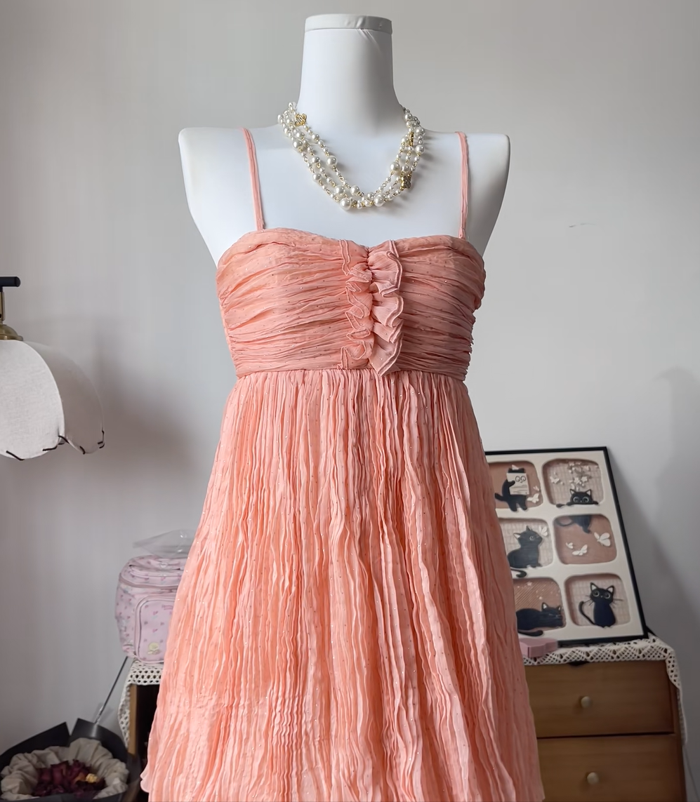 Elegant A line Spaghetti Strap Pink University Ideas Homecoming Dress Inspo Short High School Senior Graduation Outfit RB6976
