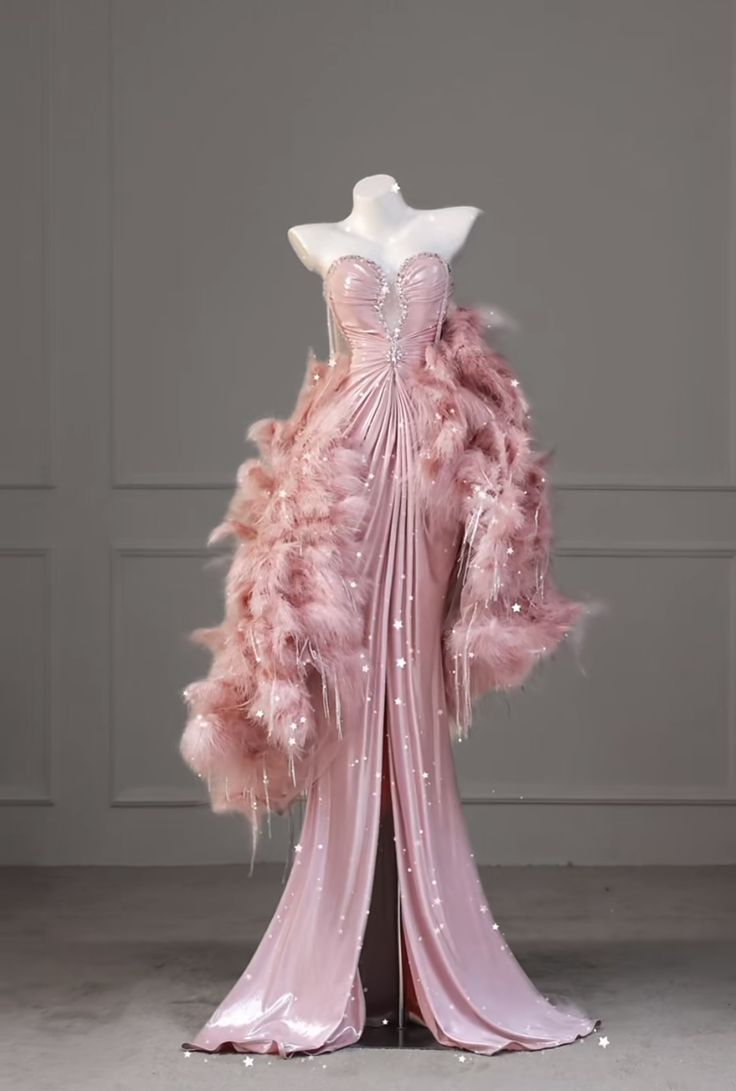 Robe de bal sirène à paillettes roses, décolleté en cœur, longueur au sol, tenue de soirée, tenue d'anniversaire, RA045