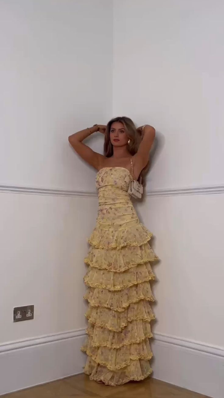 what shoes for red dress Chic A-line Yellow V-neck Short Homecoming Dresses Graduation Dress OM main image 0
