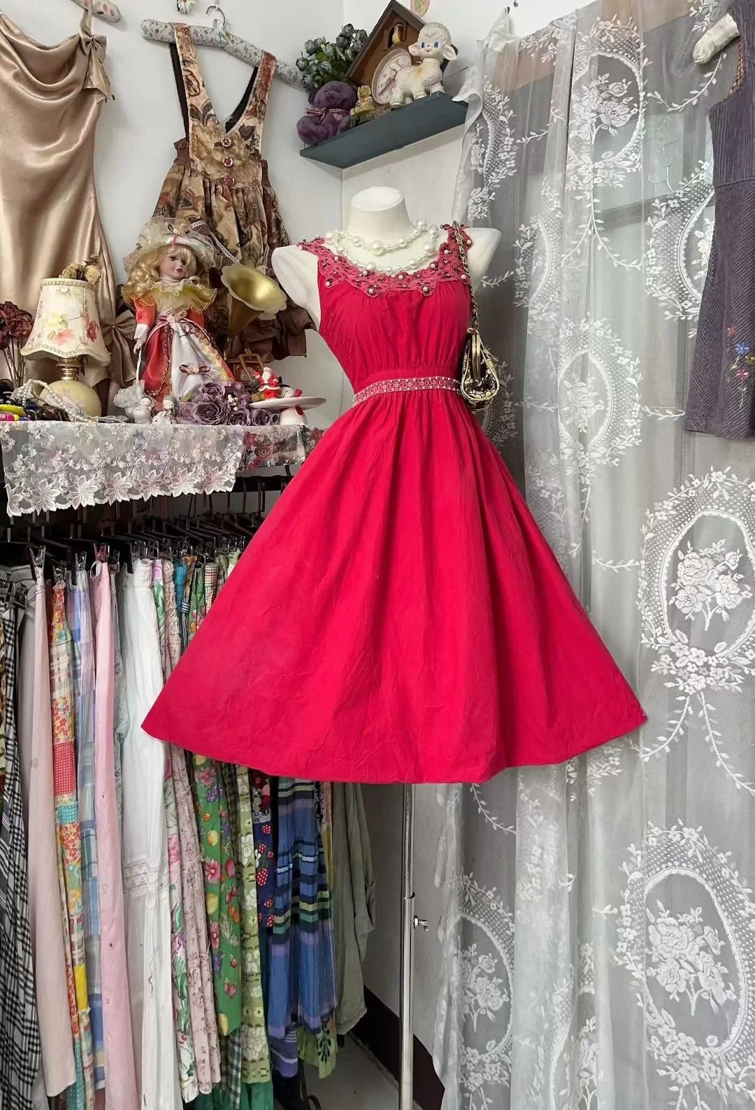 Süßes Ballkleid Rot Kurz Mini 16. Geburtstagskleid Homecoming Outfits N3604