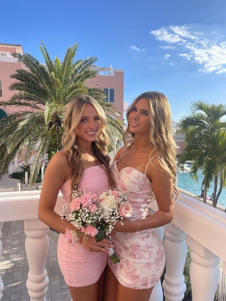 Sparkly Sheath Spaghetti Strap Lace Pink Mini Homecoming Gown inspo Short Cocktail Hoco Dresses RB6057