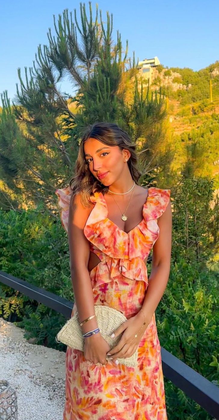 Belle robe de bal sirène en mousseline florale printanière à col en V, dos nu et sans manches pour femmes, filles et adolescentes N2292
