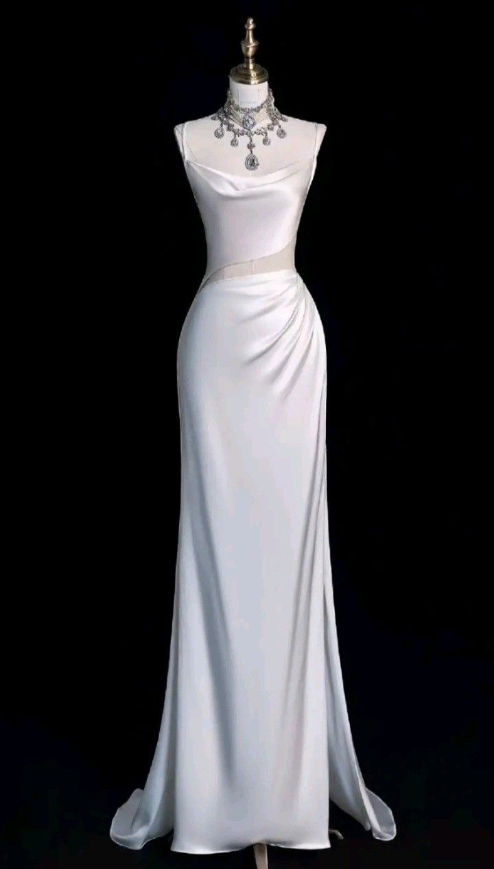 Robe de mariée rétro années 50, coupe sirène, bretelles spaghetti, satin, tailles petites et grandes, idéale pour le printemps-été (AB1507)
