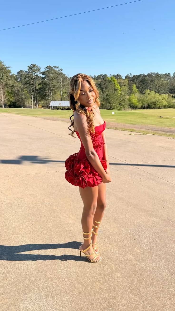 Glamorous Sheath Halter For Black Girls Red Satin Short Mini Length Homecoming Dresses Semi Formal Graduation Hoco Outfits RB4620