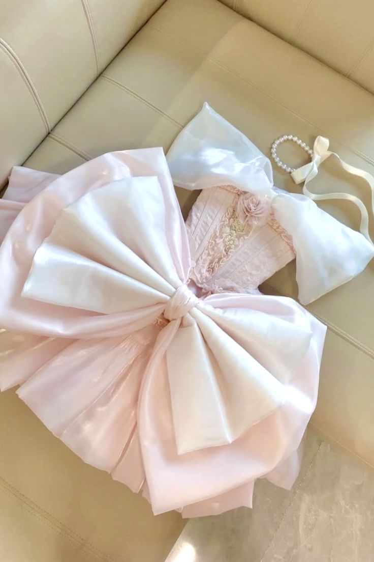 Sweet Ball Gown Strapless With Bow Mini Hoco & Homecoming Dress Ideas Senior High Schools Party Dresses RB6490