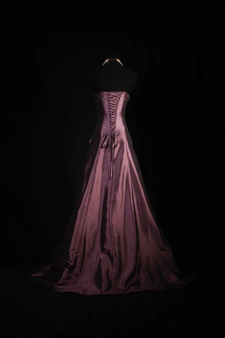 Sweetheart Satin A Line Prom Dress Beaded Formal Evening Dress N1790