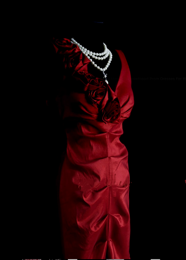 Robe de bal longue plissée en satin bordeaux, style sirène rétro chic, col en V, années 1950, référence N833
