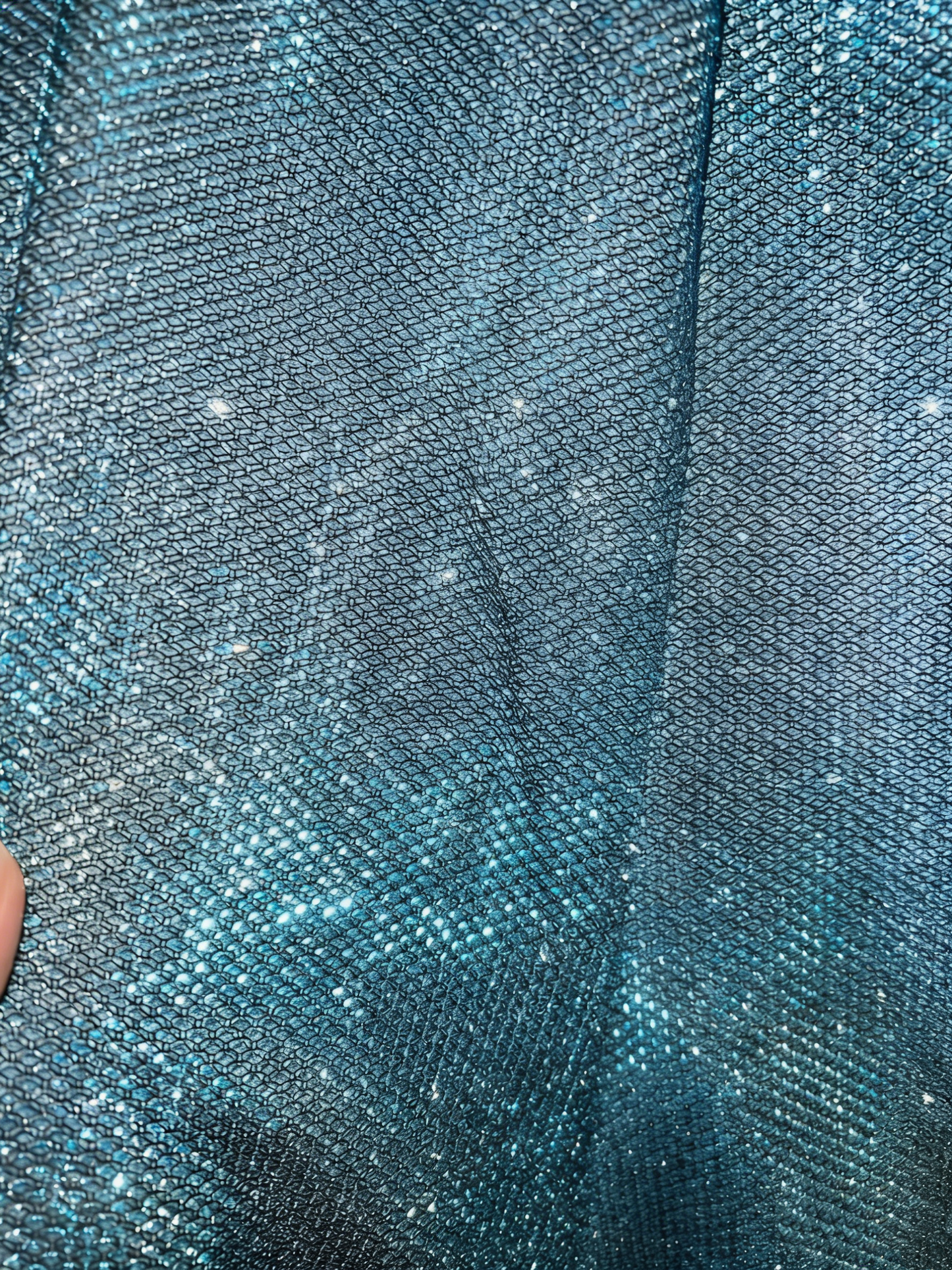 Robe de bal longue sirène à sequins bleus, col en V, sublime, tenue de soirée formelle N982