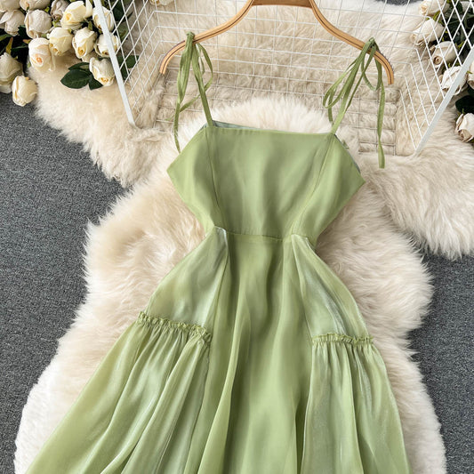 Süßes Tüll-Spitzen-Kurzkleid Modekleid RF0055
