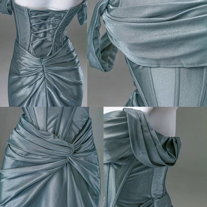 Schwer geschnittenes, figurbetontes Meerjungfrauen-Abendkleid N1871