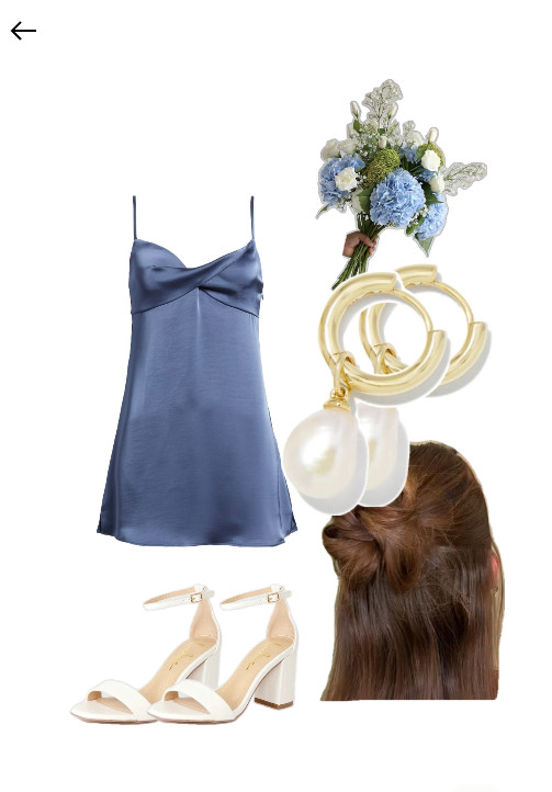Simple Homecoming Outfit Ideas Mini Dress Sheath Blue Fit and Flare High School Ideas Inspo Senior Graduation Dress RB7267
