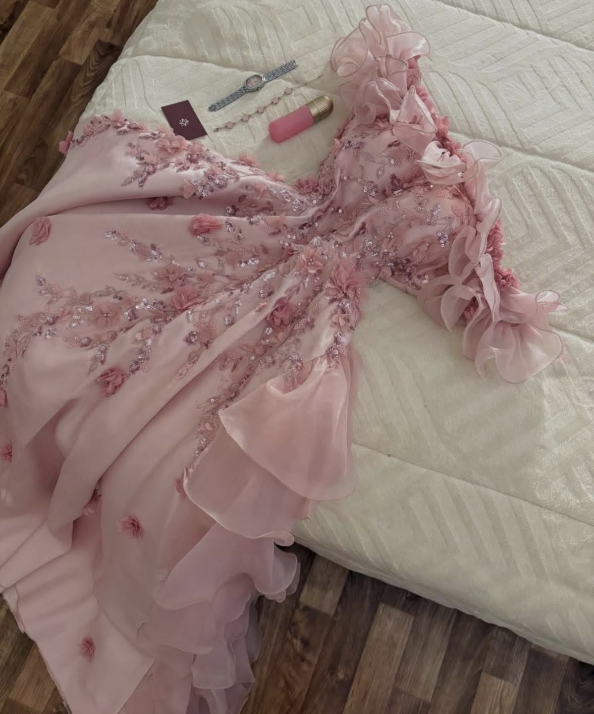 Modest A Line Off The Shoulder Pink Long Prom Dress with Lace Skirt Formal Dress Long Party Dresses RB6926