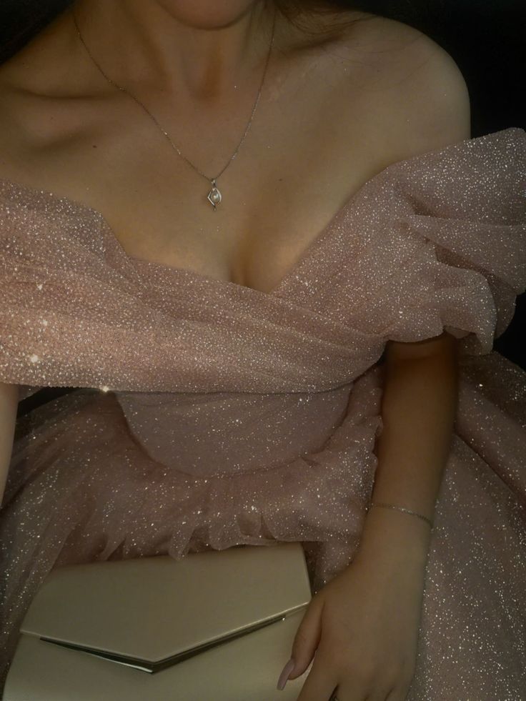 Aesthetic Pink Prom Dress A Line Off The Shoulder Long Party Evening Formal Gown RC1153