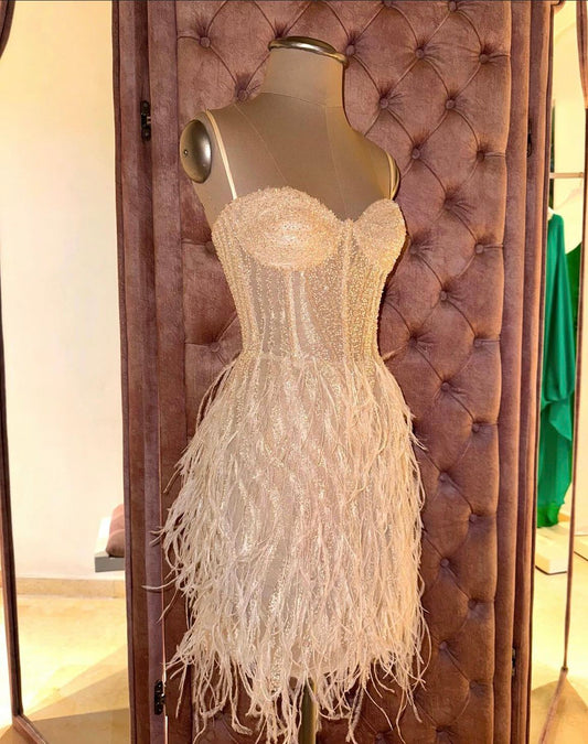 Glitter Sheath Tight Bodycon Spaghetti Strap Graduation Dresses Short High School For 8th Grade Senior Homecoming Dress RB3377